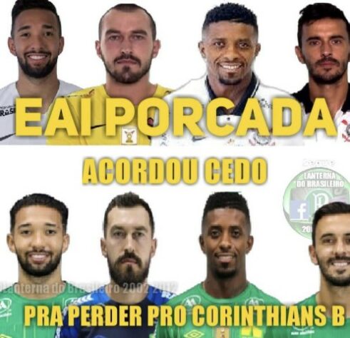 Memes: Corintianos ironizam derrota do Palmeiras para o Cuiabá