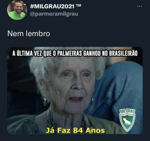 Brasileirão: derrota do Palmeiras para o Cuiabá rendeu diversos memes na web