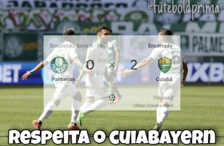 Brasileirão: derrota do Palmeiras para o Cuiabá rendeu diversos memes na web