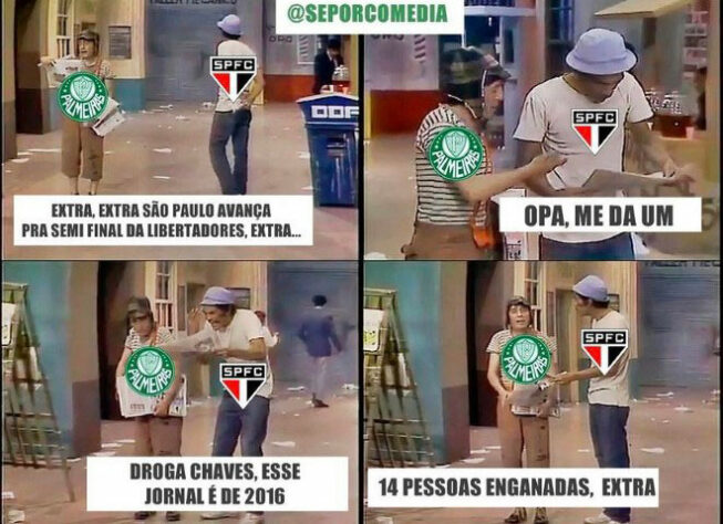 Libertadores da América: os melhores memes de Palmeiras 3 x 0 São Paulo