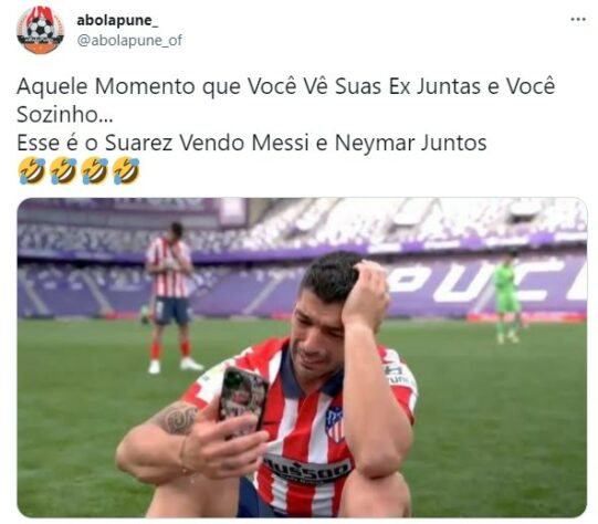 Saudade do MSN? Memes brincam com Suárez após reencontro entre Neymar e Messi