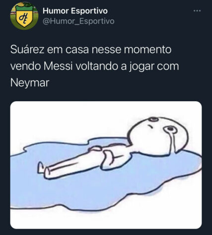 Saudade do MSN? Memes brincam com Suárez após reencontro entre Neymar e Messi