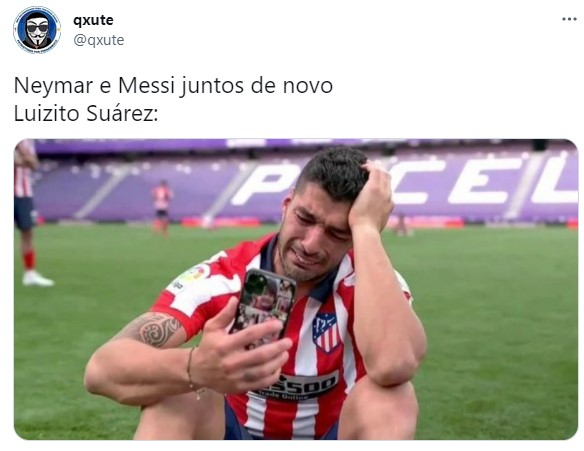 Saudade do MSN? Memes brincam com Suárez após reencontro entre Neymar e Messi