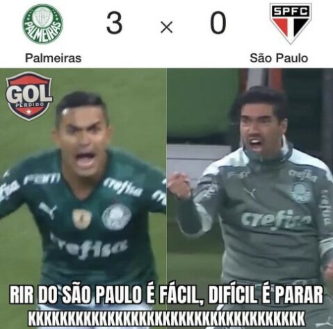 São Paulo vence o Palmeiras e internet vai à loucura; veja memes