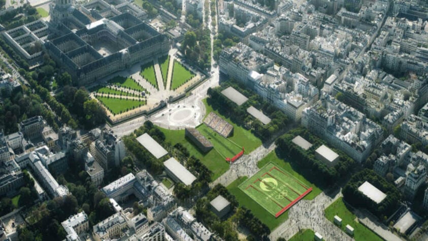 Plano para os Jogos Olímpicos de Paris, em 2024. 