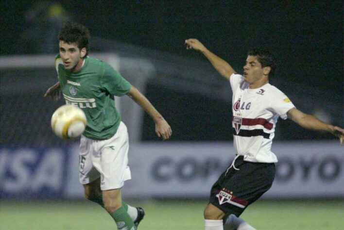 Palmeiras 0 x 1 São Paulo - Libertadores 2005: mais um Choque-Rei na Libertadores. Pelas oitavas de final, o jogo de ida terminou com vitória do Tricolor, com gol marcado por Cicinho.