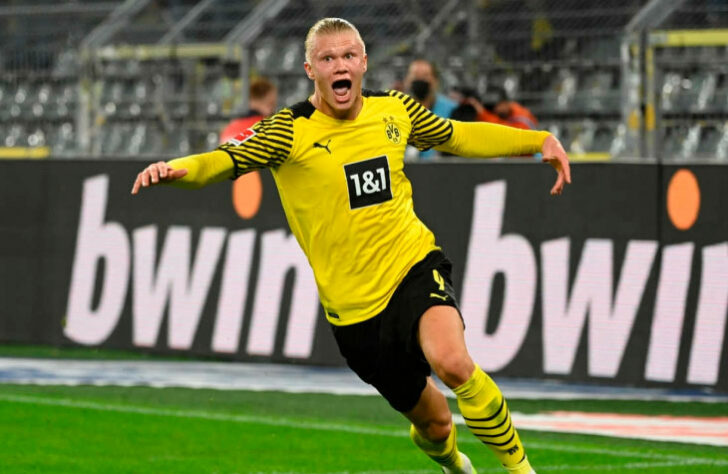 4° - Erling Haaland (NOR): 115 gols em 174 jogos. (Hoje: 21 anos / Time atual: Borussia Dortmund) - Fará 22 anos apenas em 21 de julho de 2022