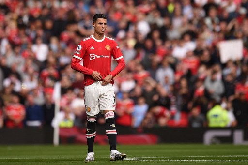 Cristiano Ronaldo em campo com a lendária camisa 7