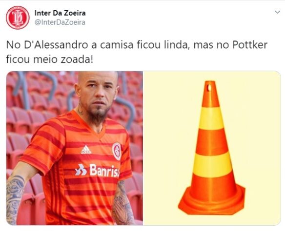 Terceiro uniforme do Internacional, em tons de laranja, inspirada no pôr do sol do Guaíba (Agosto/2020)