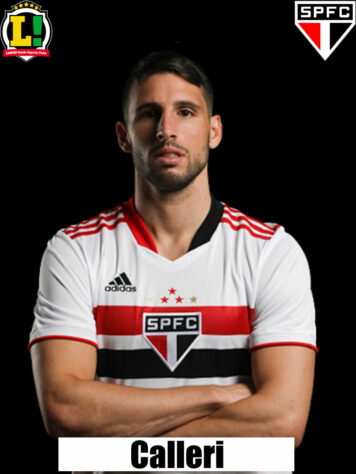 Calleri: 7,0 - Destaque isolado da equipe na partida. Marcou o único do São Paulo, após aproveitar uma bola aérea. Essencial para a movimentação da equipe.