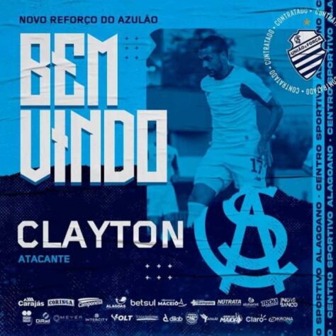 FECHADO - O sistema ofensivo do CSA ganhou, oficialmente, um reforço ofensivo nesta quarta-feira (29) com a chegada do atacante Clayton. O atleta de 25 anos teve como última equipe o Dynamo Kiev, da Ucrânia, onde chegou a fazer somente um jogo no biênio da temporada europeia 2021/2022. 