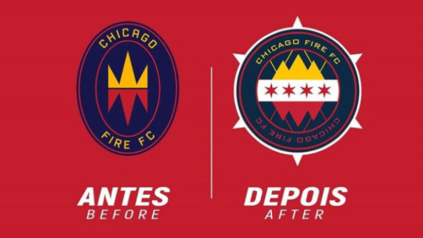 Redesenho de escudos de futebol: Chicago Fire