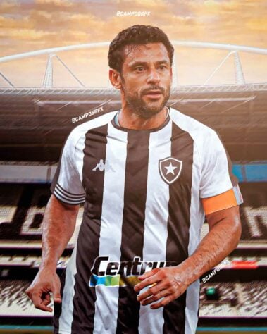 Erro na magia?! Fred, ídolo do Fluminense, vestindo a camisa do Botafogo.