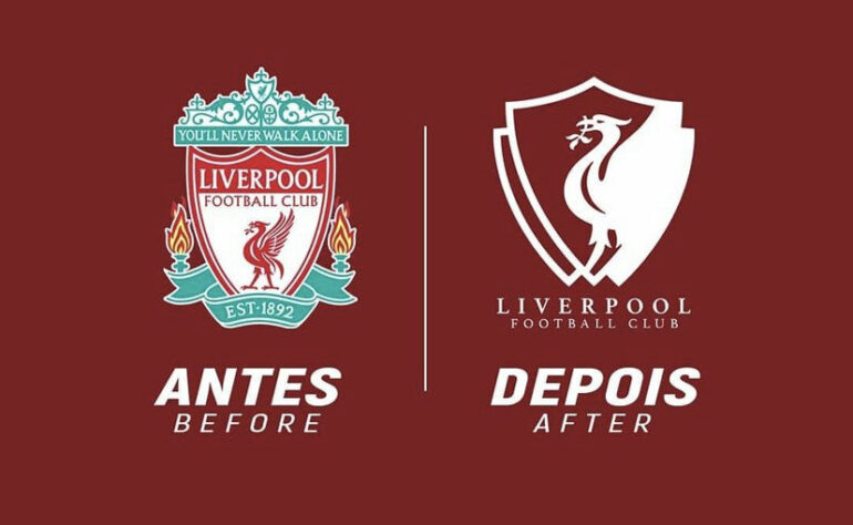 Redesenho de escudos de futebol: Liverpool