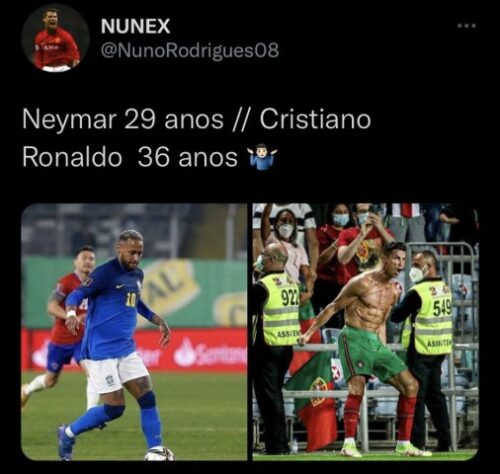 Neymar é alvo de memes após torcedores considerarem o jogador fora de forma em confronto com o Chile