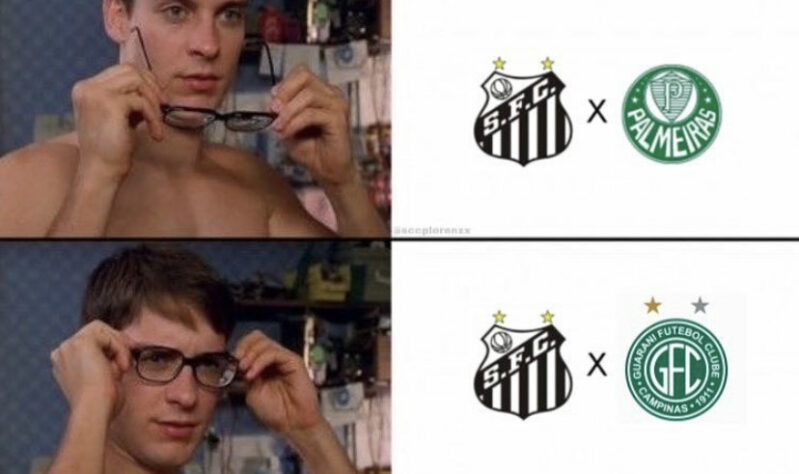 Vão cair? Em situação delicada no Brasileirão, Santos e Grêmio são alvo de memes nas redes sociais.