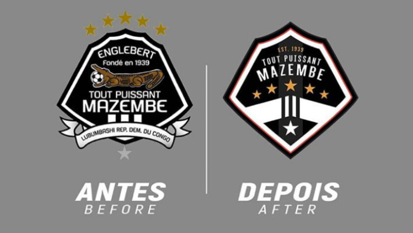 Proposta de mudança para o escudo do Mazembe.