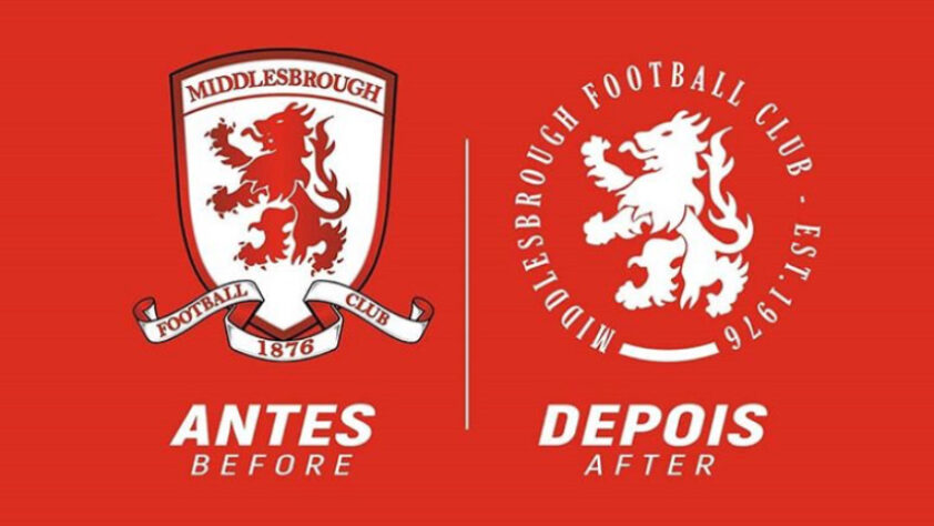 Redesenho de escudos de futebol: Middlesbrough