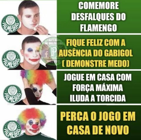 Brasileirão: os melhores memes da vitória do Flamengo por 3 a 1 sobre o Palmeiras, no Allianz Parque