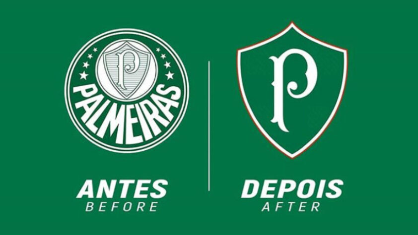 Redesenho de escudos de futebol: Palmeiras