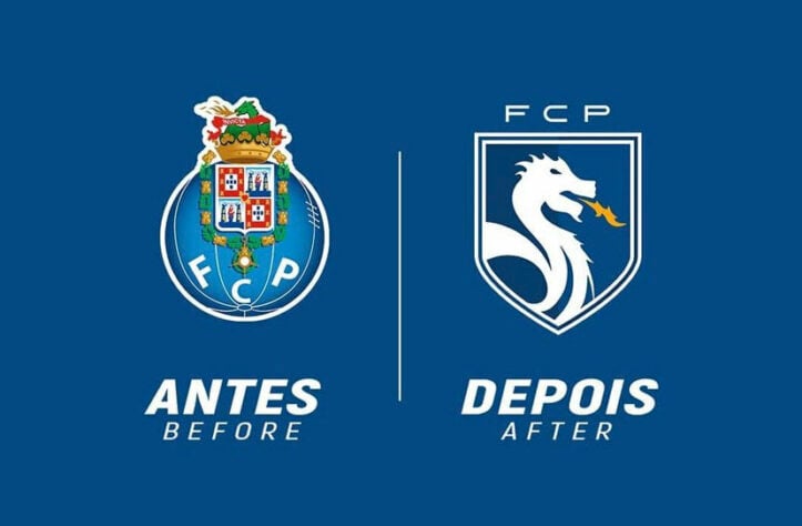 Redesenho de escudos de futebol: Porto.