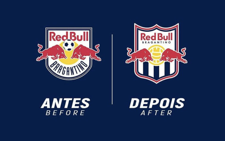 Redesenho de escudos de futebol: Red Bull Bragantino