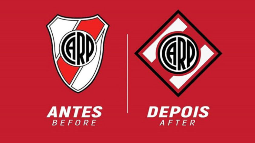 Redesenho de escudos de futebol: River Plate