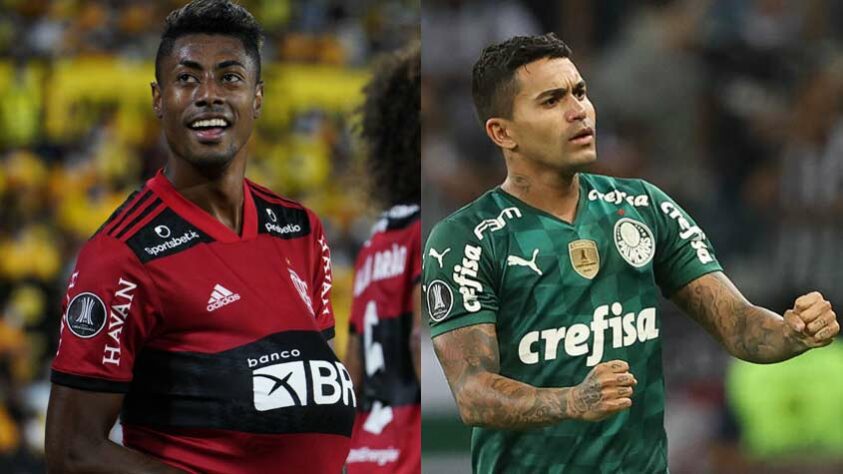 Palmeiras e Flamengo vão decidir, neste sábado, o título da Copa Libertadores 2021. Para esquentar a grande decisão, veja o ranking dos clubes brasileiros que mais vezes chegaram na final da competição!