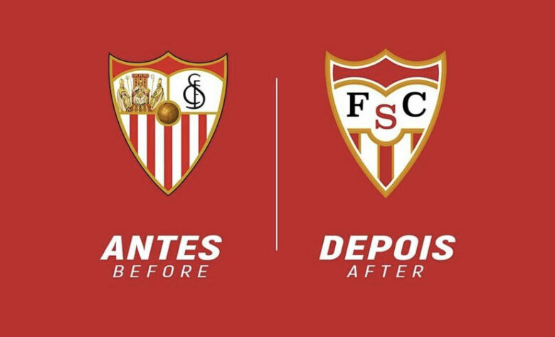 Redesenho de escudos de futebol: Sevilla