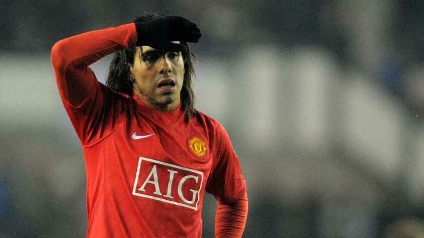 Carlos Tévez - destaque do United, atacante argentino jogou a segunda etapa da decisão. Hoje está sem clube.