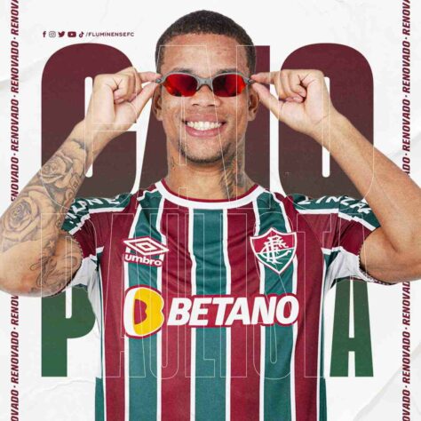 FECHADO - O Fluminense acertou a compra em definitivo do atacante Caio Paulista, estendendo o vínculo do atleta com o clube até 2026.