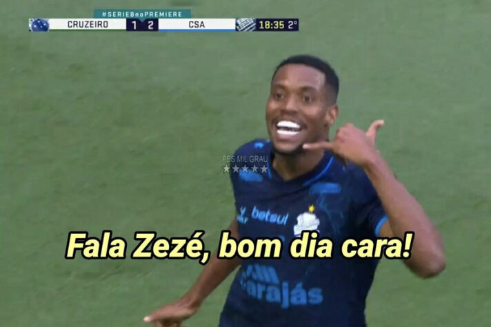 Cruzeiro foi derrotado por 2 a 1 pelo time alagoano e se complicou na Série B do Brasileirão. Em zoeiras, torcedores voltaram a lembrar do áudio de Thiago Neves para Zezé Perrella às vésperas do encontro entre os dois clubes em 2019. De lá para cá, o time mineiro não venceu o CSA. Veja alguns memes deste domingo! (Por Humor Esportivo)