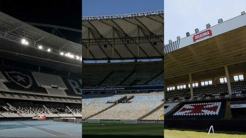Cidade: Rio de Janeiro (RJ) - Clubes: Botafogo, Flamengo, Fluminense e Vasco - A Prefeitura da cidade autorizou o público nos estádios a partir do dia 15 de setembro, em um período de testes com uma evolução gradual de 30% a 55% da capacidade.