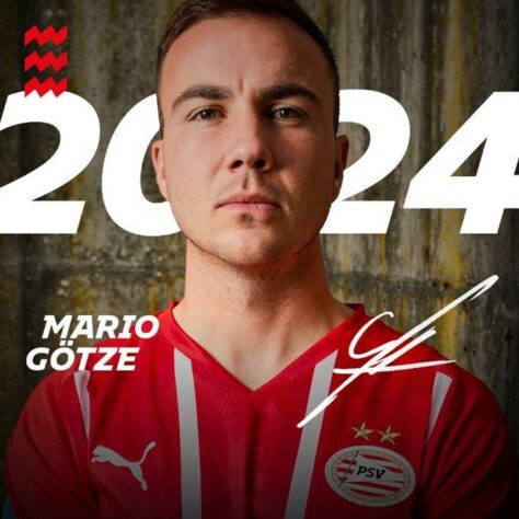 FECHADO - Mario Götze está de contrato renovado com o PSV até 2024 após boas atuações no clube holandês.