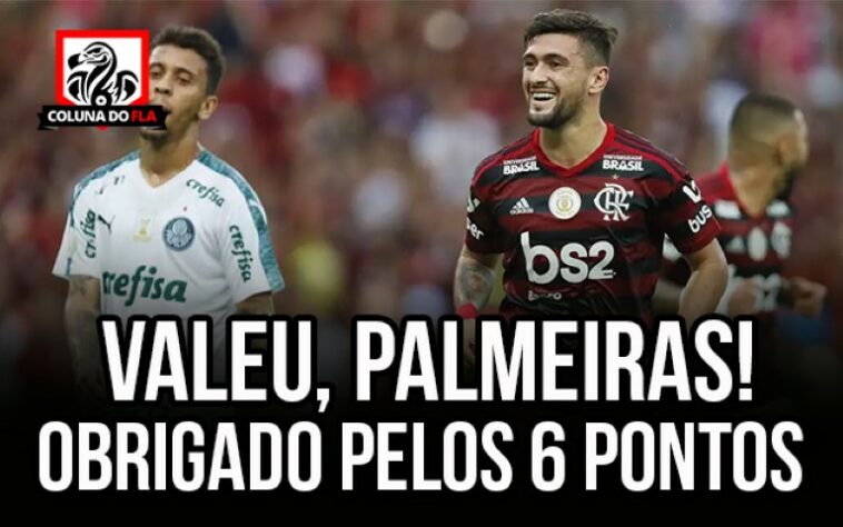 01/12/2019 - Palmeiras 1 x 3 Flamengo - 36ª rodada do Brasileirão.