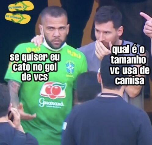 Interrupção do jogo da seleção brasileira vira meme: Anvisa, craque do jogo