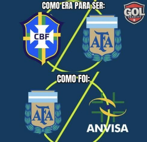 Eliminatórias da Copa do Mundo: Torcedores fazem memes com interrupção de Brasil x Argentina pela Anvisa