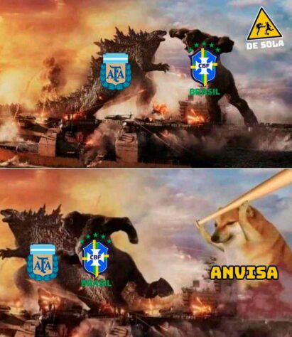 Eliminatórias da Copa do Mundo: Torcedores fazem memes com interrupção de Brasil x Argentina pela Anvisa