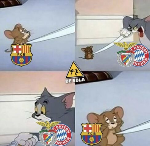 Champions League: Barcelona é alvo de memes após derrota para o Benfica de Jorge Jesus