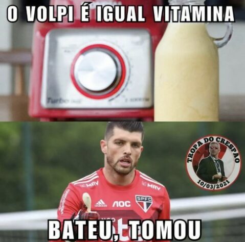 Tiago Volpi é alvo de memes após falha contra o Fortaleza