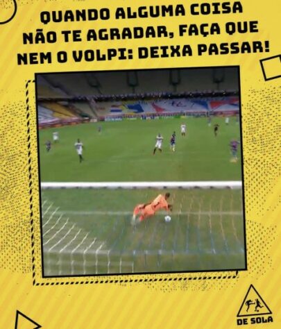 Tiago Volpi é alvo de memes após falha contra o Fortaleza