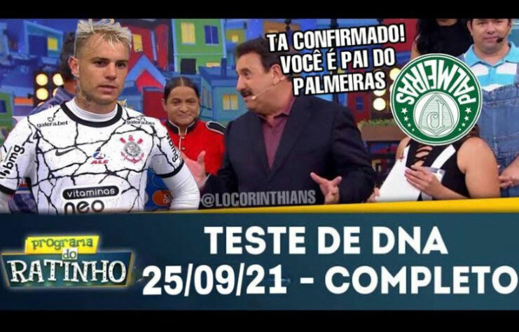 Último triunfo aconteceu no mais recente encontro entre as duas equipes. Com dois gols de Róger Guedes, o Corinthians bateu o Palmeiras por 2 a 1 pela 22ª rodada do Brasileirão 2021. Nesta quinta-feira, rivais voltam a se encontrar pelo Paulistão.  (Por Humor Esportivo)