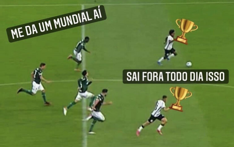 Róger Guedes e Quarteto Fantástico foram protagonistas das brincadeiras da última vitória do Corinthians sobre o Palmeiras.