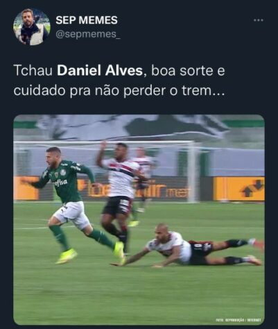 Fora do São Paulo, Daniel Alves protagoniza memes nas redes sociais