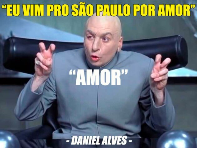 Fora do São Paulo, Daniel Alves protagoniza memes nas redes sociais