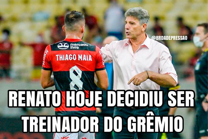 Os melhores memes da vitória do Grêmio sobre o Flamengo, pela 21ª rodada do Brasileirão