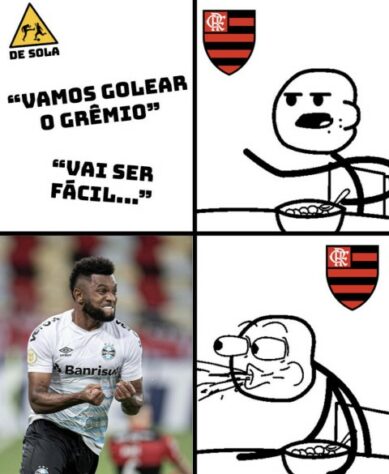 Os melhores memes da vitória do Grêmio sobre o Flamengo, pela 21ª rodada do Brasileirão