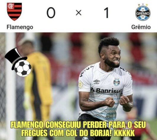 Os melhores memes da vitória do Grêmio sobre o Flamengo, pela 21ª rodada do Brasileirão