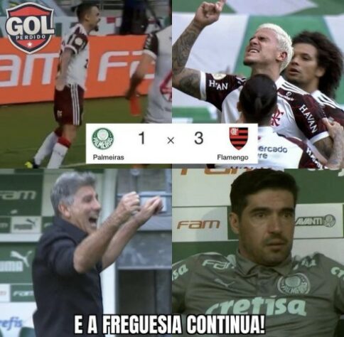 Brasileirão: os melhores memes da vitória do Flamengo por 3 a 1 sobre o Palmeiras, no Allianz Parque