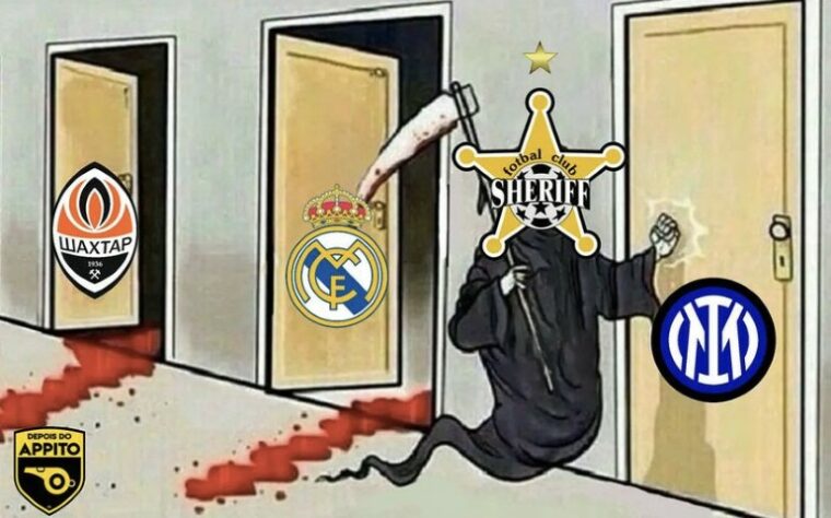 Equipe da Moldávia, que disputa pela primeira vez a Champions League, superou o maior campeão da competição por 2 a 1 e lidera o Grupo D com 6 pontos. Resultado inesperado, dentro do Santiago Bernabéu, rendeu memes entre os fãs de futebol. Confira! (Por Humor Esportivo)